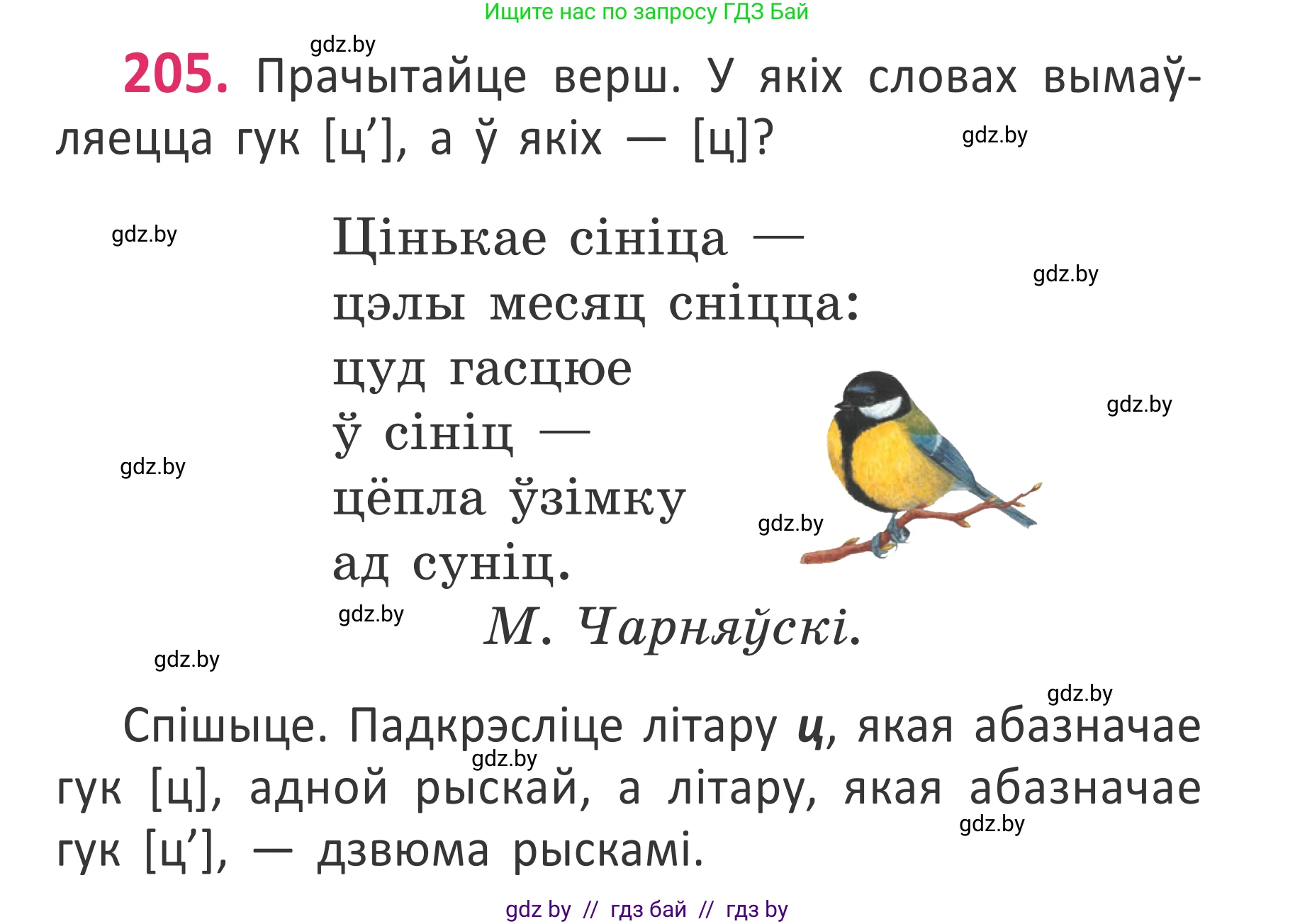 Белорусский язык (Беларуская мова), 2 класс Учебник, автор: Антановіч Наталля Міхайлаўна, издательство Нацыянальны інстытут адукацыі, Минск, 2022, голубого цвета, Часть 1, страница 137, номер 205, Условие
