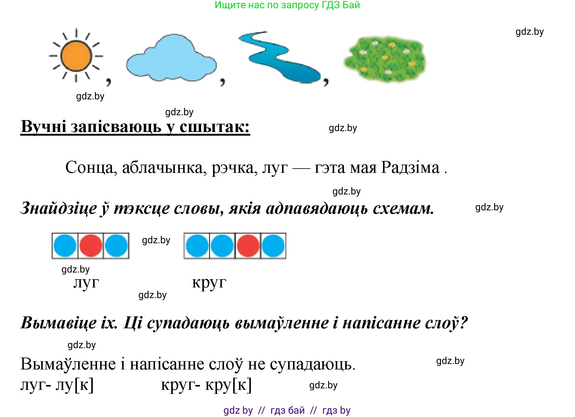 Белорусский язык (Беларуская мова), 2 класс Учебник, автор: Антановіч Наталля Міхайлаўна, издательство Нацыянальны інстытут адукацыі, Минск, 2022, голубого цвета, Часть 1, страница 14, номер 17, Решение (продолжение 2)