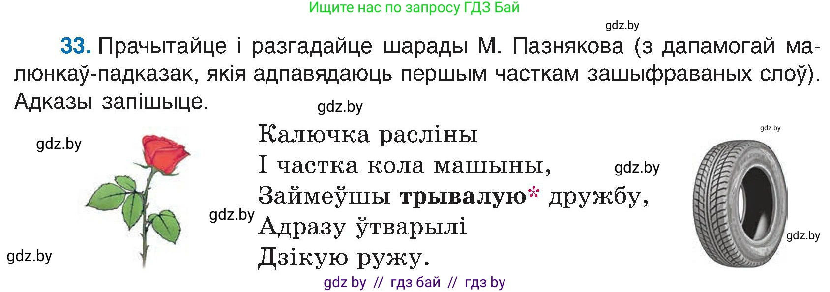 Белорусский язык (Беларуская мова), 6 класс Учебник, авторы: Валочка Ганна Міхайлаўна, Зелянко Вольга Уладзіміраўна, Мартынкевіч Святлана Васільеўна, Якуба Святлана Міхайлаўна, Бажкова Т І, издательство Акадэмія адукацыі, Минск, 2025, страница 24, номер 33, Условие 2025