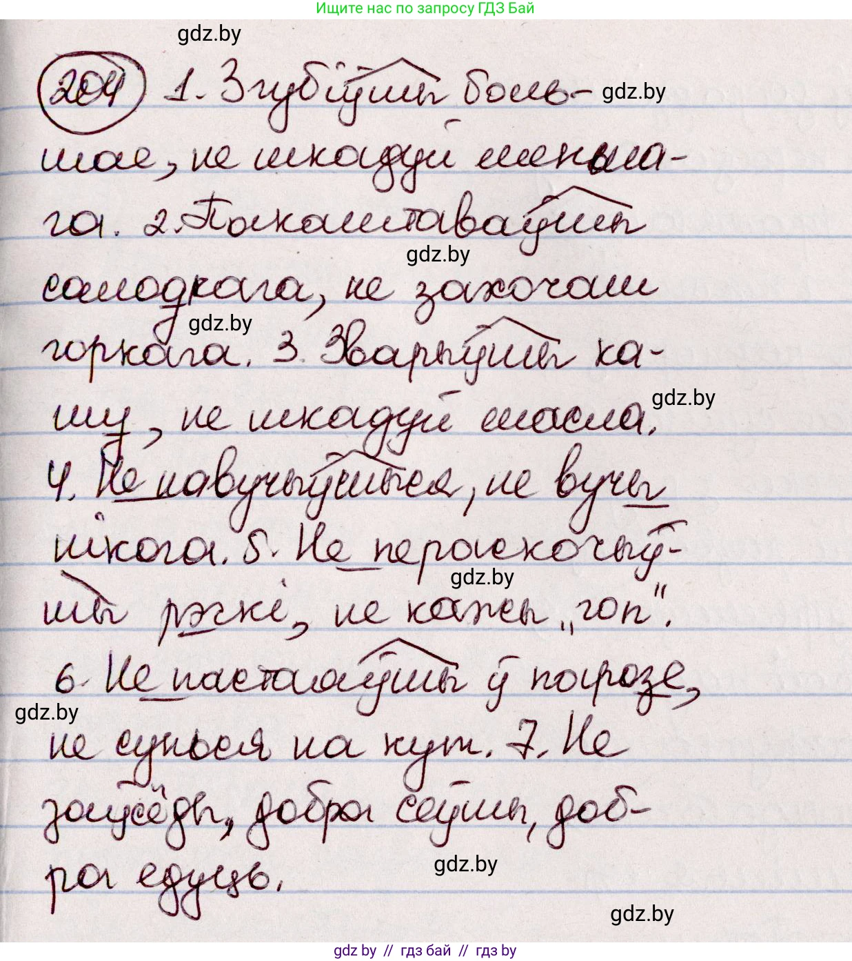 Белорусский язык (Беларуская мова), 7 класс Учебник, авторы: Валочка Ганна Міхайлаўна, Зелянко Вольга Уладзіміраўна, Язерская Святлана Анатольеўна, издательство Нацыянальны інстытут адукацыі, Минск, 2020, страница 115, номер 204, Решение