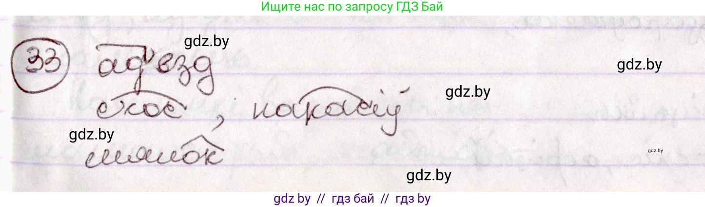 Белорусский язык (Беларуская мова), 7 класс Учебник, авторы: Валочка Ганна Міхайлаўна, Зелянко Вольга Уладзіміраўна, Язерская Святлана Анатольеўна, издательство Нацыянальны інстытут адукацыі, Минск, 2020, страница 24, номер 33, Решение