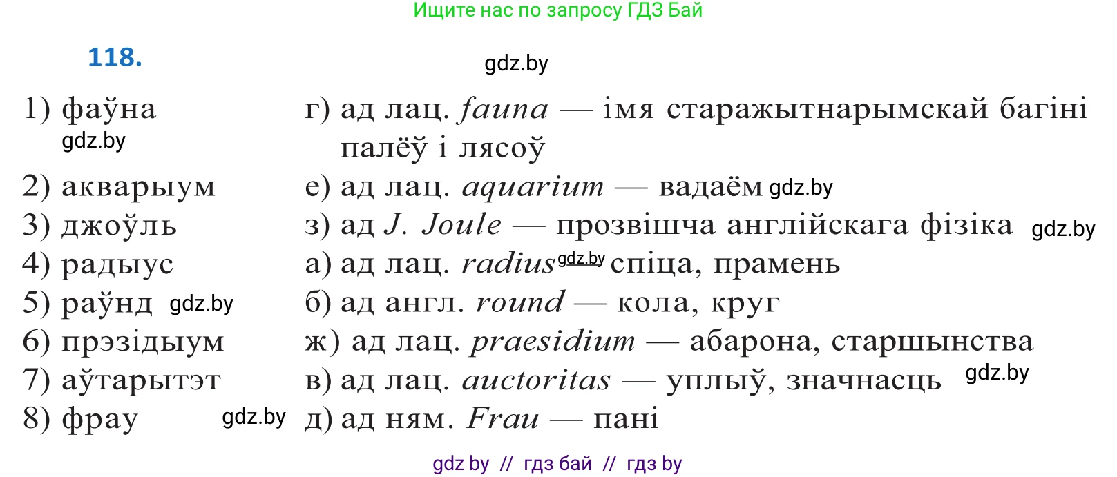 Белорусский язык (Беларуская мова), 10 класс Учебник, авторы: Валочка Ганна Міхайлаўна, Васюковіч Людміла Сяргееўна, Зелянко Вольга Уладзіміраўна, Міхнёнак С С, Якуба Святлана Міхайлаўна, издательство Нацыянальны інстытут адукацыі, Минск, 2020, страница 69, номер 118, Решение 2