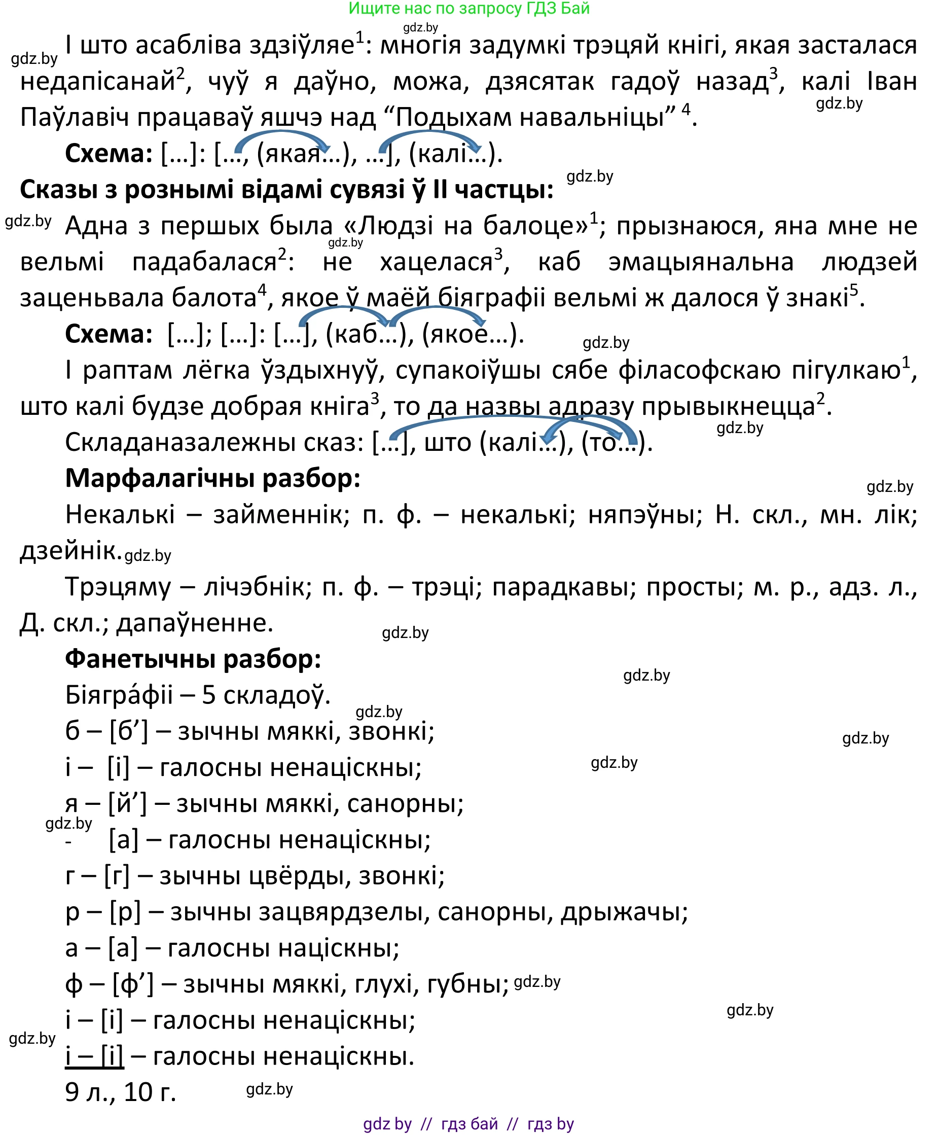 Белорусский язык (Беларуская мова), 11 класс Учебник, авторы: Валочка Ганна Міхайлаўна, Васюковіч Людміла Сяргееўна, Зелянко Вольга Уладзіміраўна, Міхнёнак С С, Якуба Святлана Міхайлаўна, издательство Нацыянальны інстытут адукацыі, Минск, 2021, страница 131, номер 192, Решение 1 (продолжение 2)
