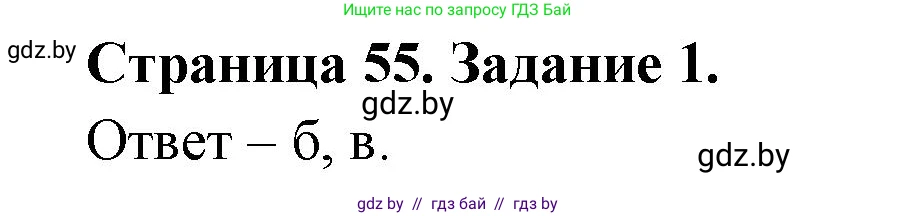 Биология, 6 класс Сборник контрольных и самостоятельных работ, авторы: Городович Наталья Ивановна, Капцевич Марина Викторовна, Сеген Елена Адамовна, издательство Аверсэв, Минск, 2021, страница 55, номер 1, Решение