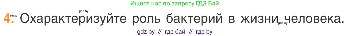 Биология, 6 класс Учебник, автор: Лисов Николай Дмитриевич, издательство Народная асвета, Минск, 2021, зелёного цвета, страница 43, номер 4, Условие