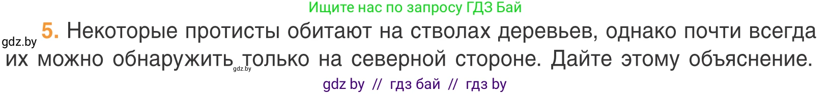Биология, 6 класс Учебник, автор: Лисов Николай Дмитриевич, издательство Народная асвета, Минск, 2021, зелёного цвета, страница 48, номер 5, Условие