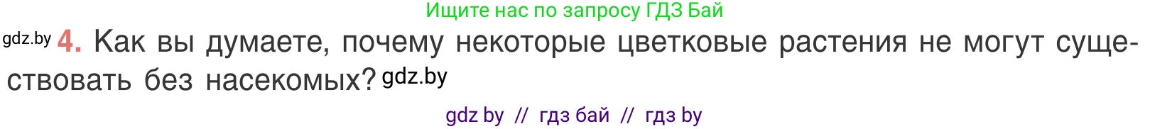 Биология, 6 класс Учебник, автор: Лисов Николай Дмитриевич, издательство Народная асвета, Минск, 2021, зелёного цвета, страница 96, номер 4, Условие