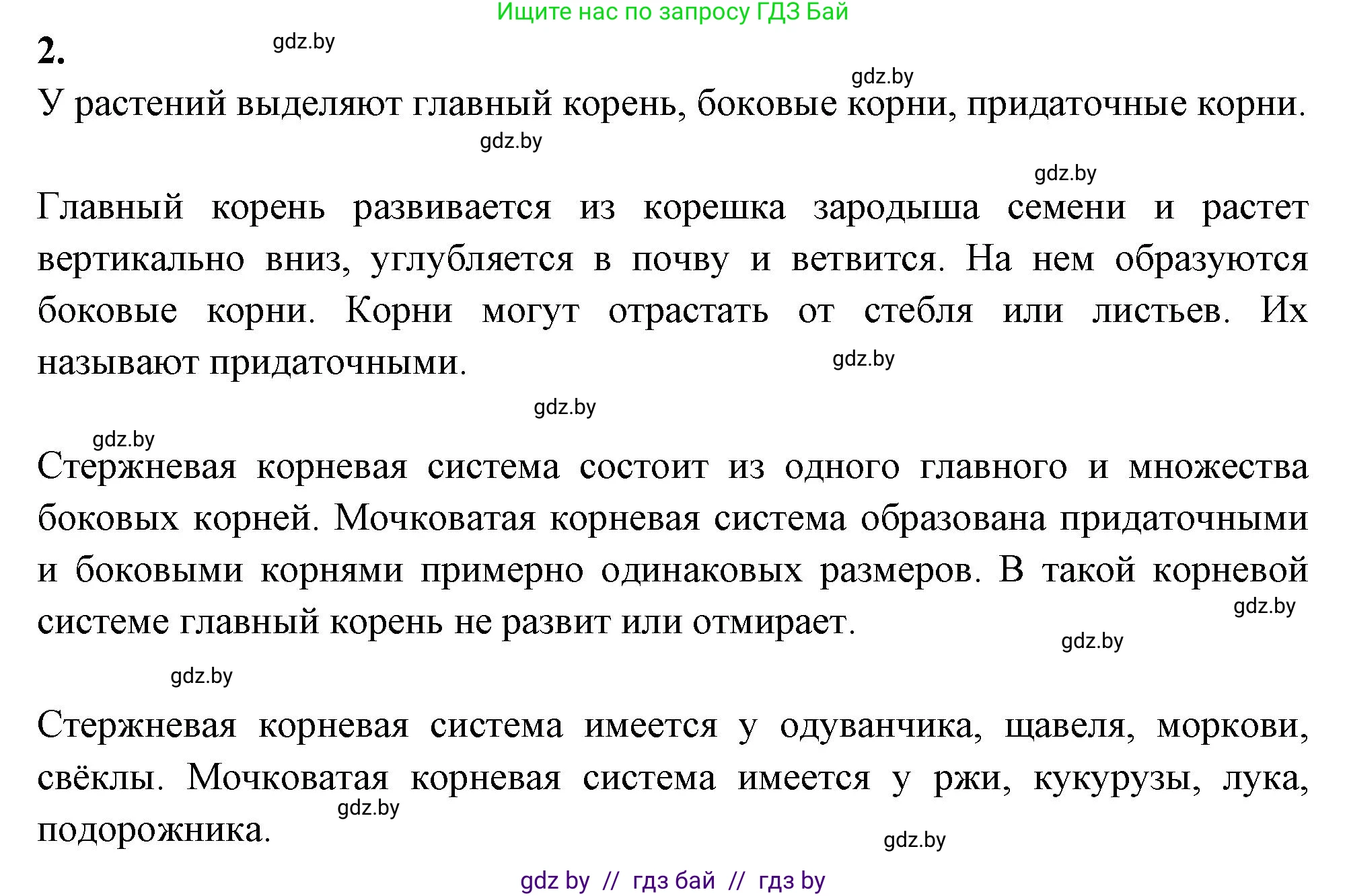 Биология, 7 класс рабочая тетрадь, автор: Лисов Николай Дмитриевич, издательство Аверсэв, Минск, 2022, коричневого цвета, страница 54, номер 2, Решение