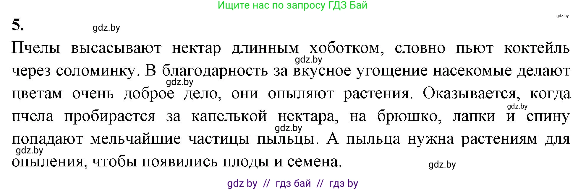 Биология, 7 класс рабочая тетрадь, автор: Лисов Николай Дмитриевич, издательство Аверсэв, Минск, 2022, коричневого цвета, страница 75, номер 5, Решение