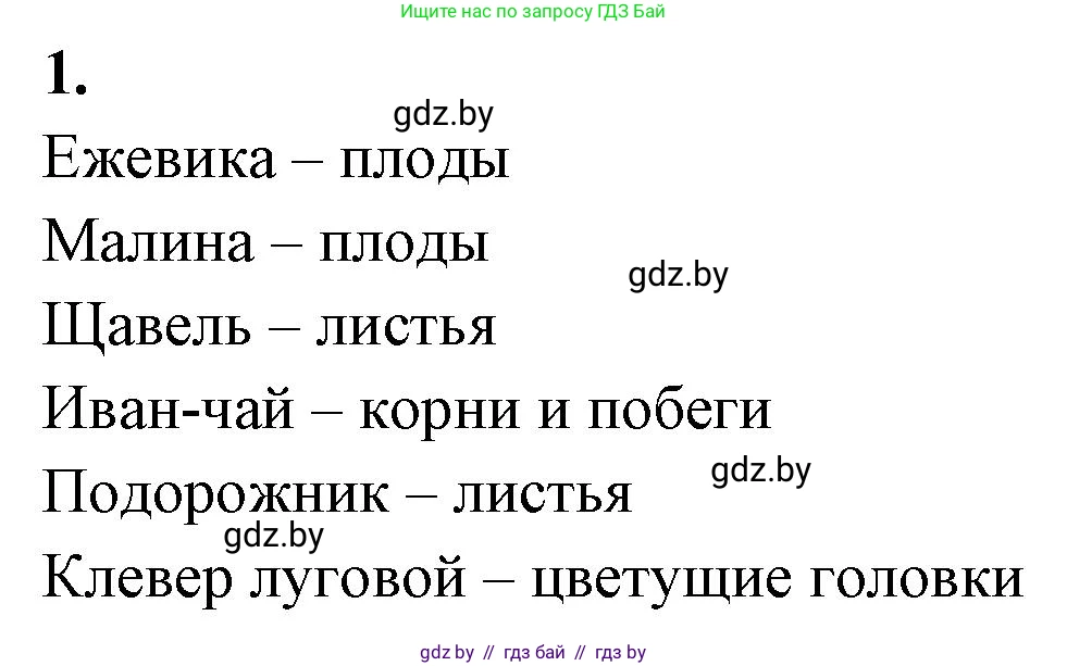 Биология, 7 класс рабочая тетрадь, автор: Лисов Николай Дмитриевич, издательство Аверсэв, Минск, 2022, коричневого цвета, страница 88, номер 1, Решение