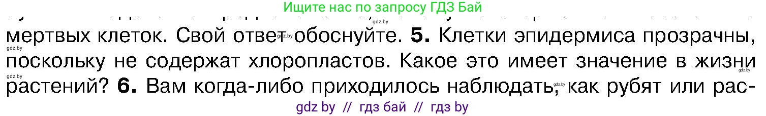 Биология, 7 класс Учебник, автор: Лисов Николай Дмитриевич, издательство Народная асвета, Минск, 2022, зелёного цвета, страница 81, номер 5, Условие
