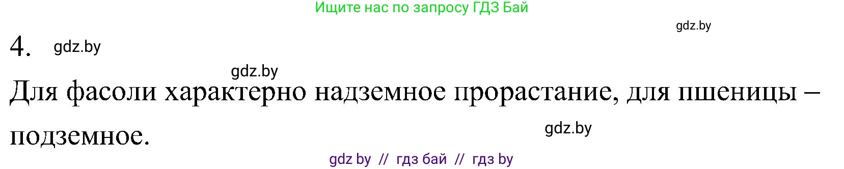 Биология, 7 класс Учебник, автор: Лисов Николай Дмитриевич, издательство Народная асвета, Минск, 2022, зелёного цвета, страница 201, номер 4, Решение