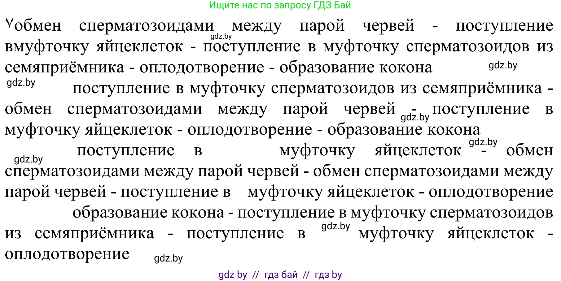 Биология, 8 класс Учебник, авторы: Бедарик Ирина Геннадьевна, Бедарик Александр Евгеньевич, Иванов Владимир Николаевич, издательство Адукацыя i выхаванне, Минск, 2023, зелёного цвета, страница 48, номер 6, Решение (продолжение 3)