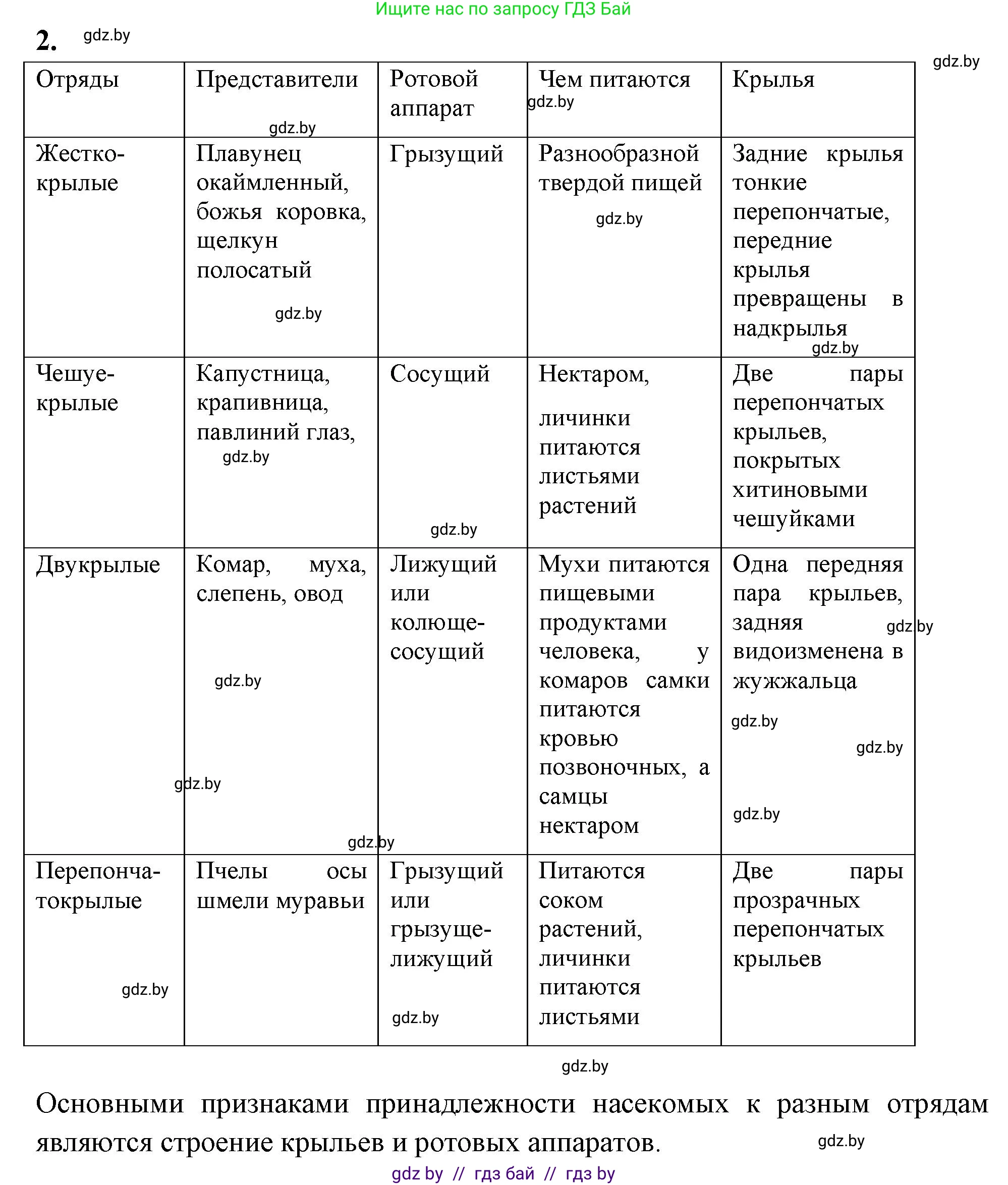 Биология, 8 класс рабочая тетрадь, автор: Лисов Николай Дмитриевич, издательство Аверсэв, Минск, 2018, зелёного цвета, страница 49, номер 2, Решение