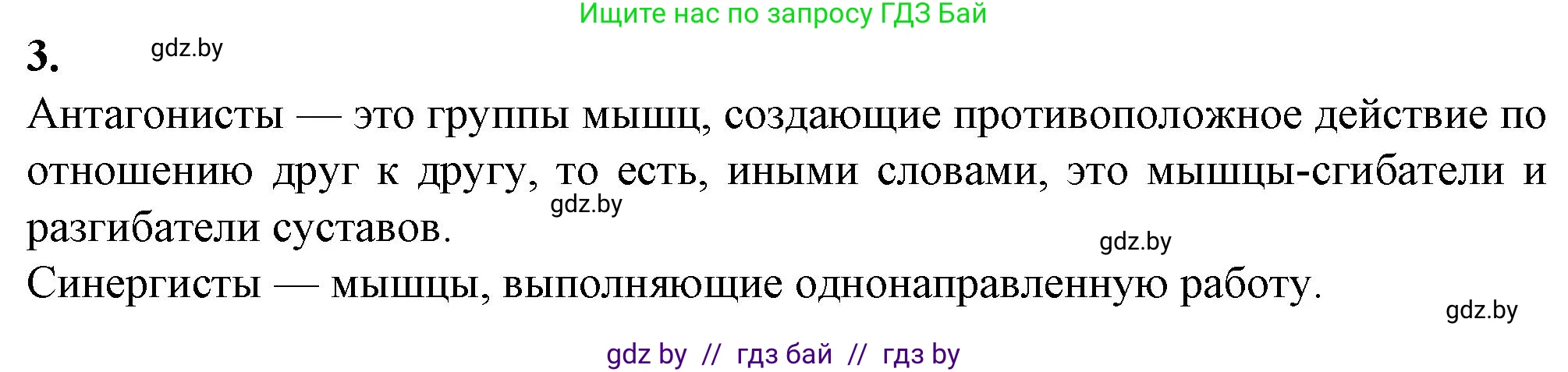 Биология, 9 класс рабочая тетрадь, авторы: Борисов Олег Леонидович, Антипенко Алеся Анатольевна, Мащенко Михаил Васильевич, издательство Аверсэв, Минск, 2019, салатового цвета, страница 46, номер 3, Решение