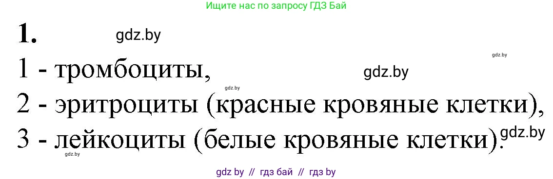 Биология, 9 класс рабочая тетрадь, авторы: Борисов Олег Леонидович, Антипенко Алеся Анатольевна, Мащенко Михаил Васильевич, издательство Аверсэв, Минск, 2019, салатового цвета, страница 51, номер 1, Решение