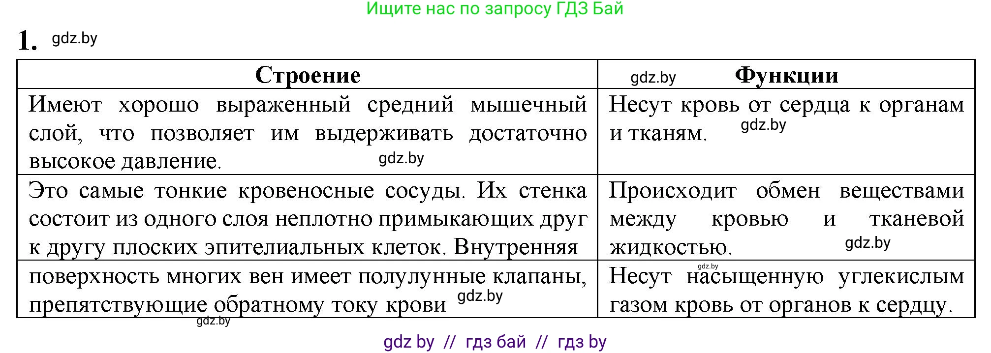 Биология, 9 класс рабочая тетрадь, авторы: Борисов Олег Леонидович, Антипенко Алеся Анатольевна, Мащенко Михаил Васильевич, издательство Аверсэв, Минск, 2019, салатового цвета, страница 61, номер 1, Решение