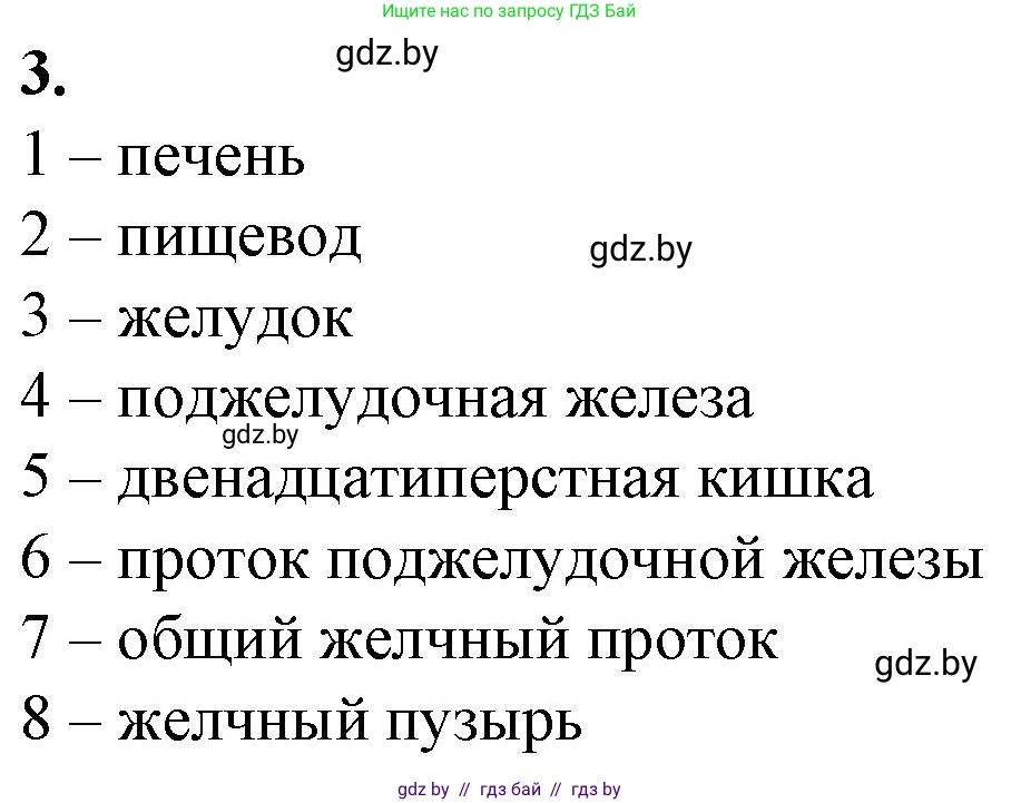 Биология, 9 класс рабочая тетрадь, авторы: Борисов Олег Леонидович, Антипенко Алеся Анатольевна, Мащенко Михаил Васильевич, издательство Аверсэв, Минск, 2019, салатового цвета, страница 88, номер 3, Решение