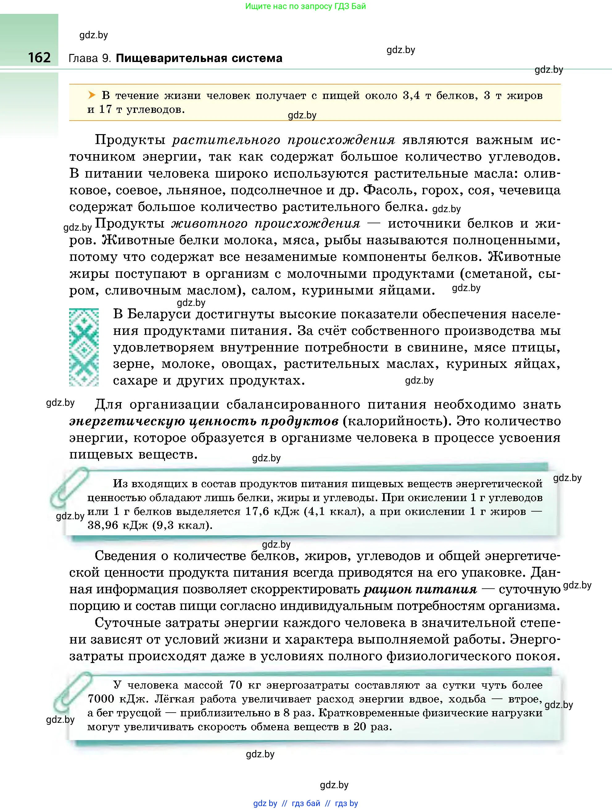 Биология, 9 класс Учебник, авторы: Борисов Олег Леонидович, Антипенко Алеся Анатольевна, Рогожников Олег Николаевич, издательство Адукацыя i выхаванне, Минск, 2025, бирюзового цвета, страница 162