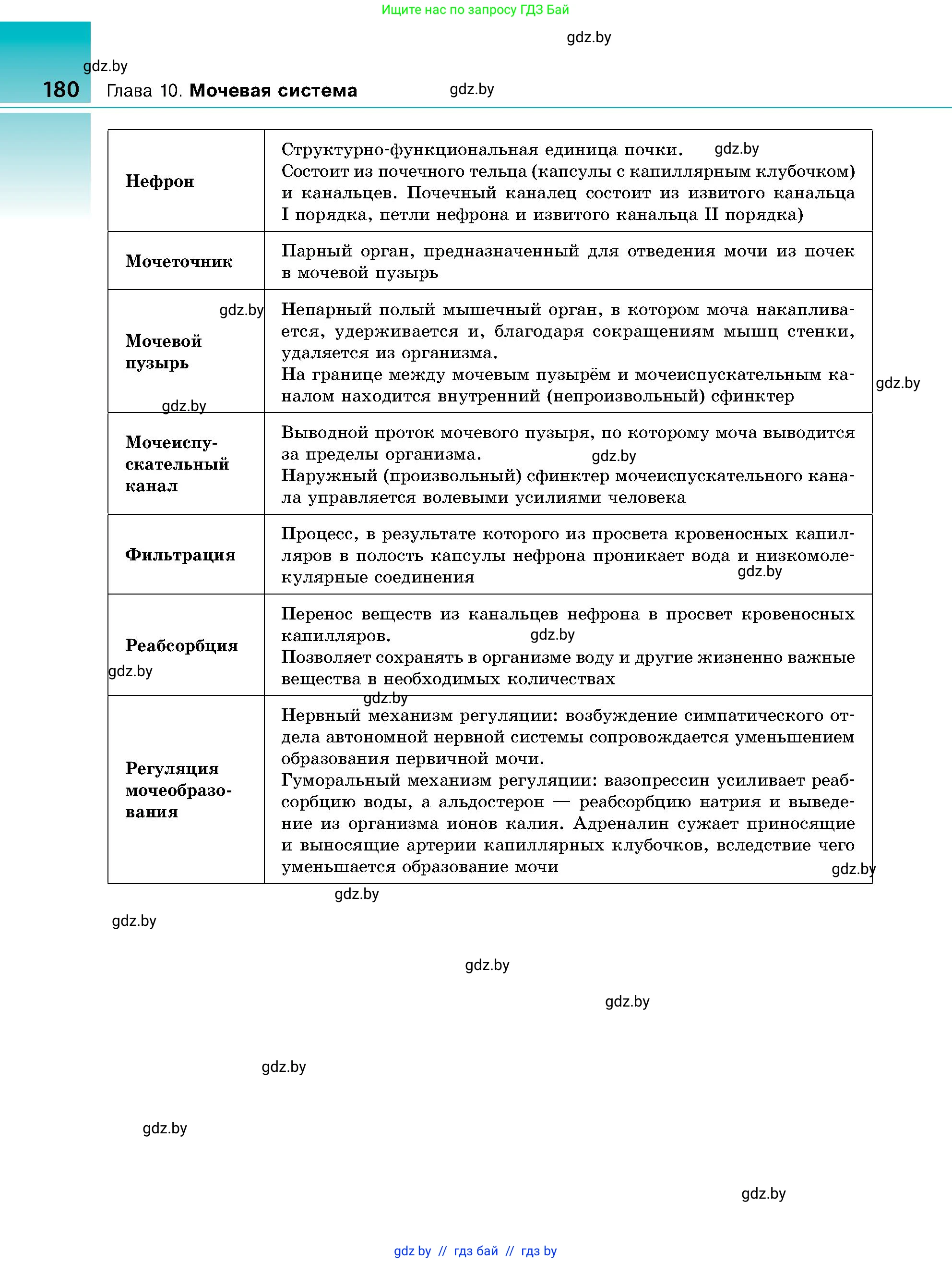 Биология, 9 класс Учебник, авторы: Борисов Олег Леонидович, Антипенко Алеся Анатольевна, Рогожников Олег Николаевич, издательство Адукацыя i выхаванне, Минск, 2025, бирюзового цвета, страница 180