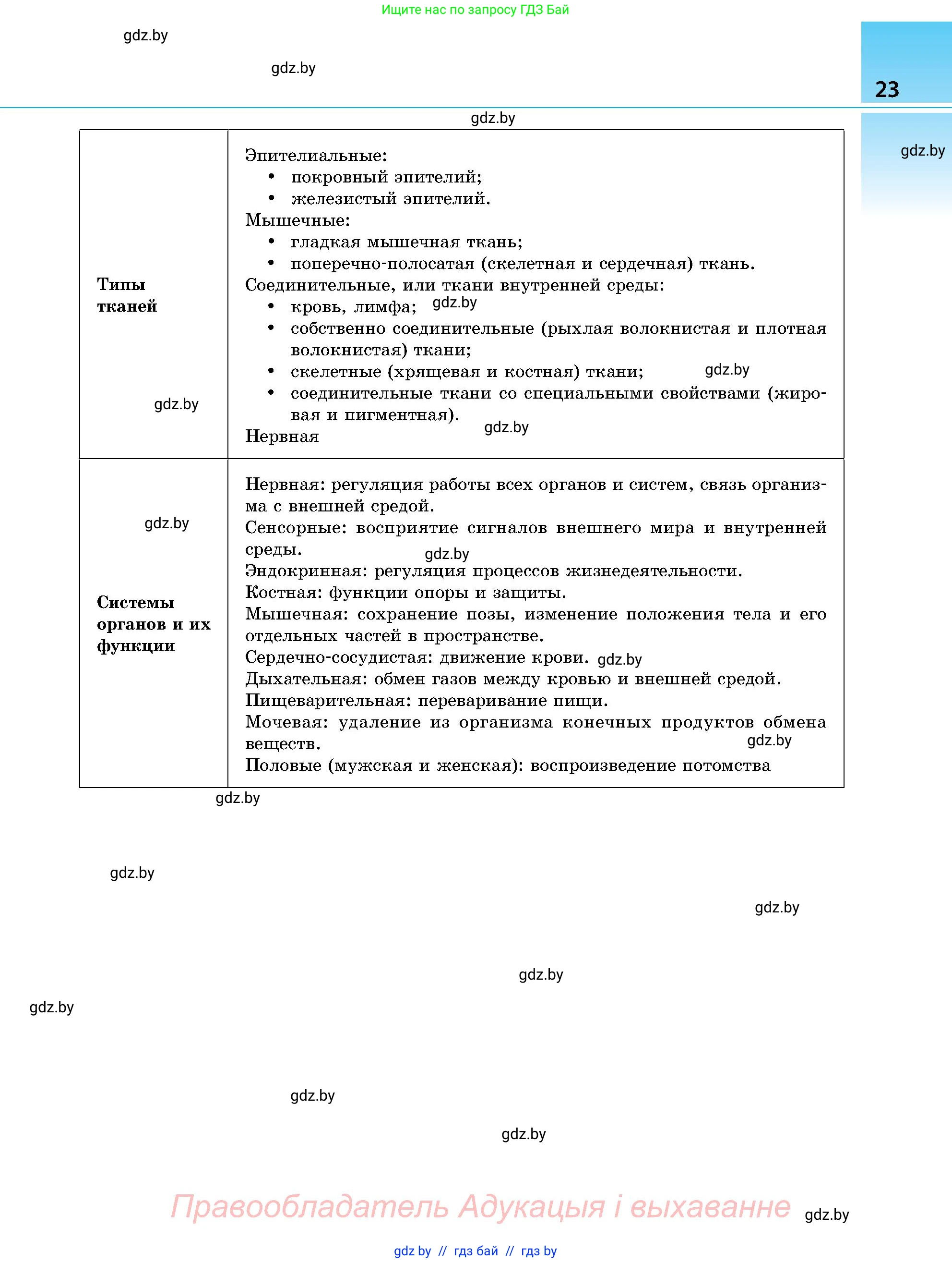 Биология, 9 класс Учебник, авторы: Борисов Олег Леонидович, Антипенко Алеся Анатольевна, Рогожников Олег Николаевич, издательство Адукацыя i выхаванне, Минск, 2025, бирюзового цвета, страница 23