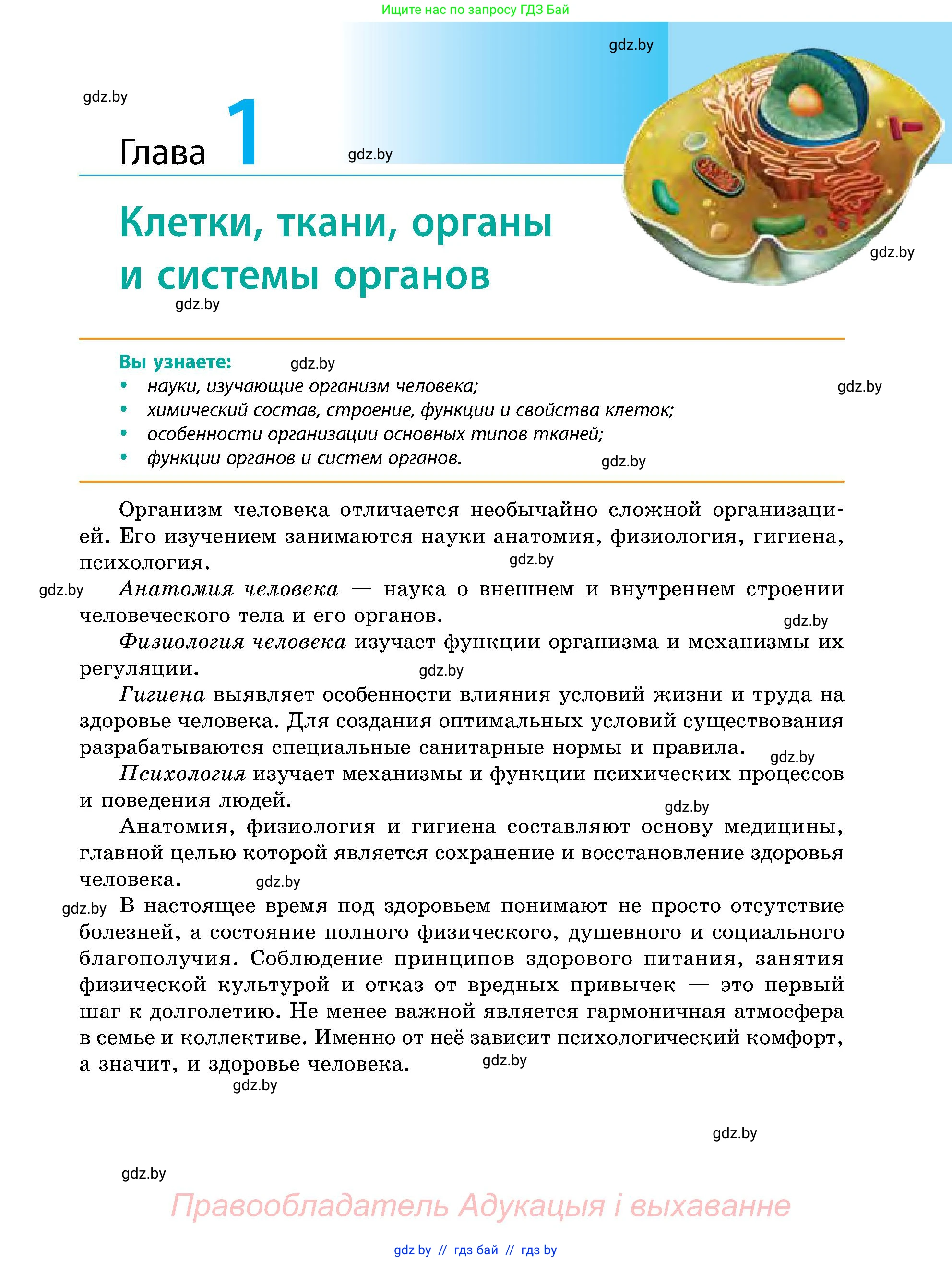 Биология, 9 класс Учебник, авторы: Борисов Олег Леонидович, Антипенко Алеся Анатольевна, Рогожников Олег Николаевич, издательство Адукацыя i выхаванне, Минск, 2025, бирюзового цвета, страница 7
