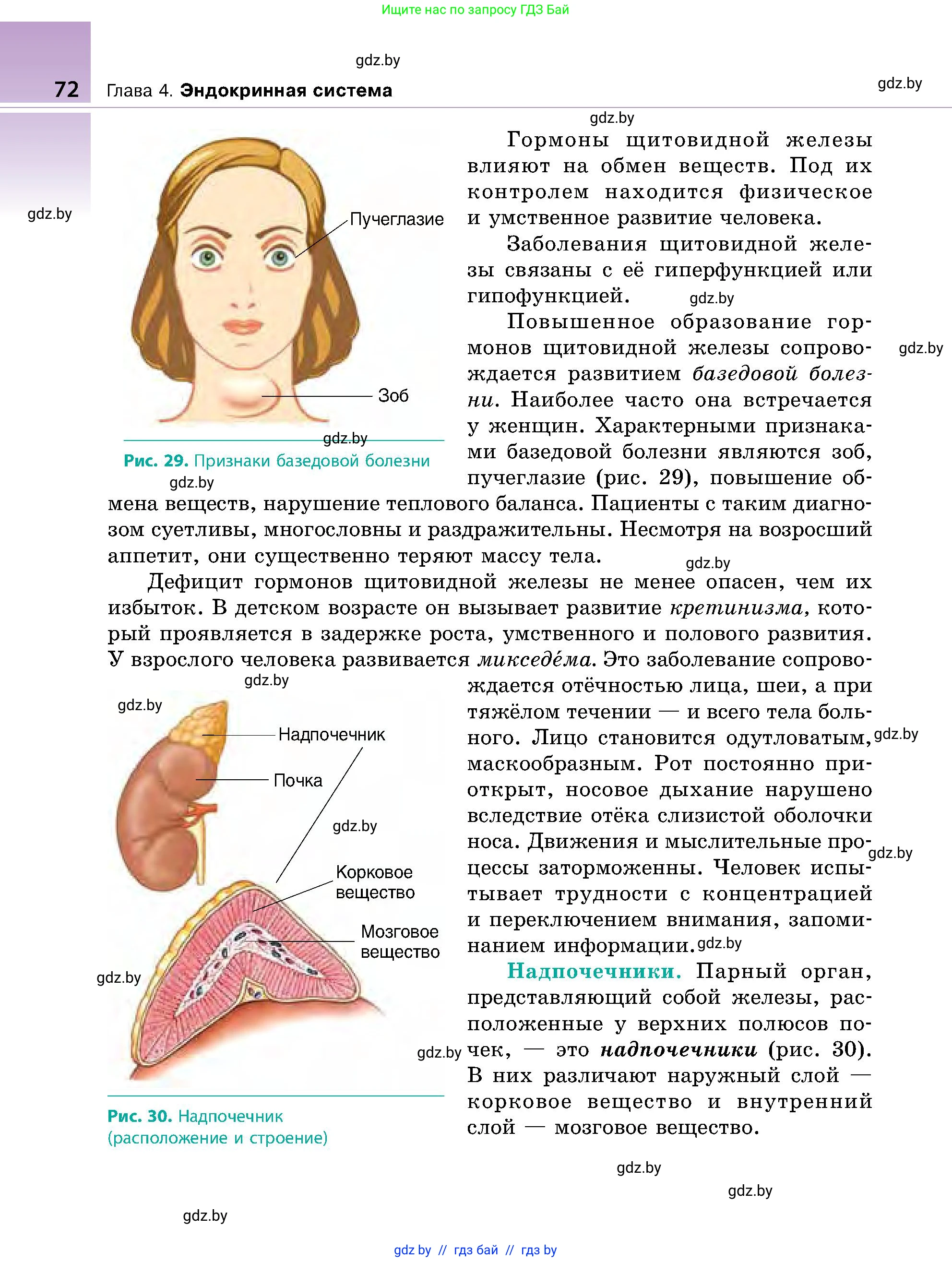Биология, 9 класс Учебник, авторы: Борисов Олег Леонидович, Антипенко Алеся Анатольевна, Рогожников Олег Николаевич, издательство Адукацыя i выхаванне, Минск, 2025, бирюзового цвета, страница 72