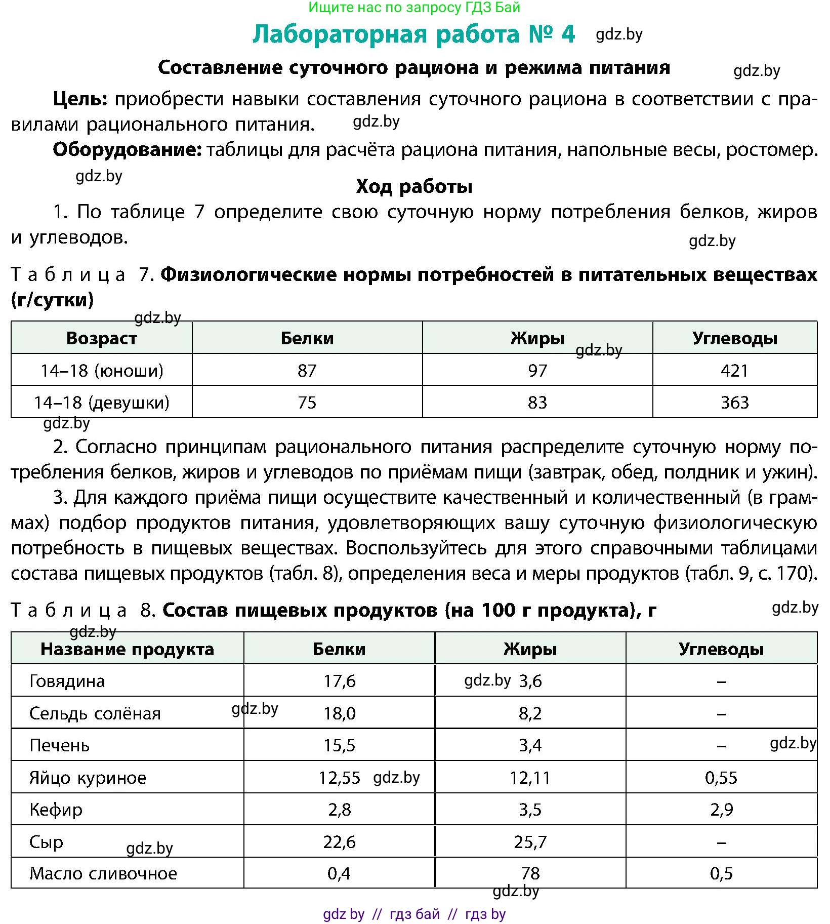 Биология, 9 класс Учебник, авторы: Борисов Олег Леонидович, Антипенко Алеся Анатольевна, Рогожников Олег Николаевич, издательство Адукацыя i выхаванне, Минск, 2025, бирюзового цвета, страница 169, Условие