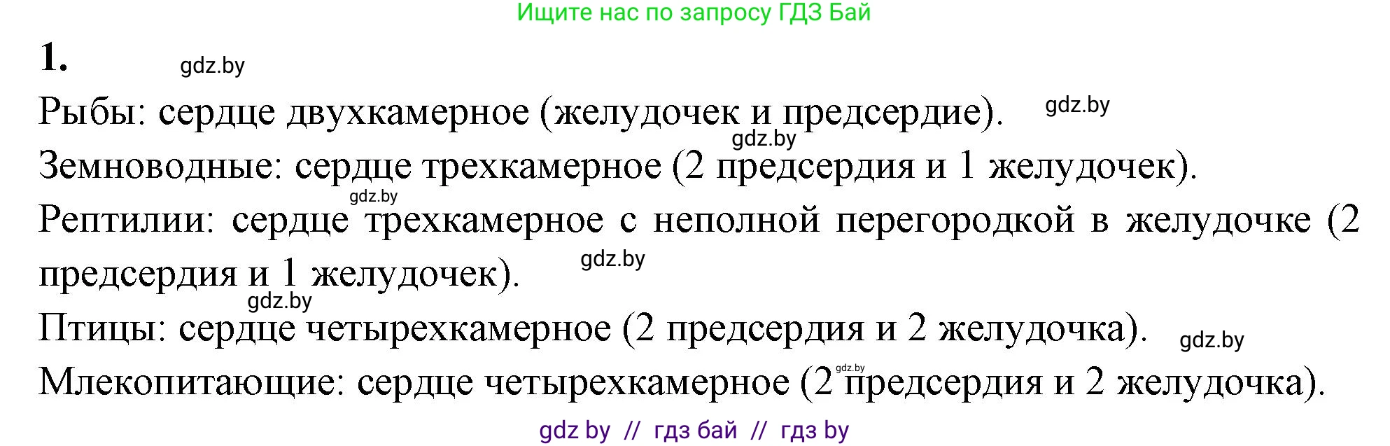 Биология, 9 класс рабочая тетрадь, автор: Лисов Николай Дмитриевич, издательство Аверсэв, Минск, 2021, оранжевого цвета, страница 70, номер 1, Решение