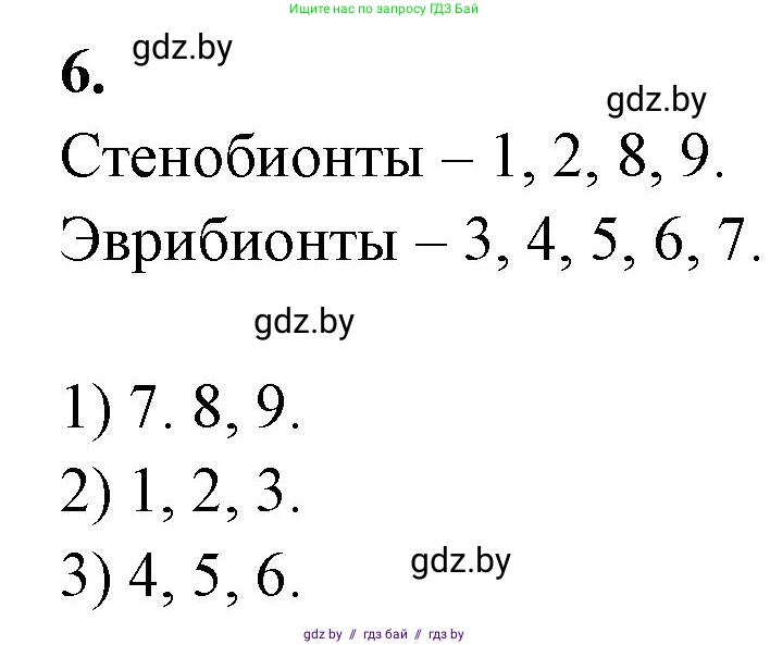 Биология, 10 класс Тетрадь для лабораторных и практических работ, авторы: Маглыш Сабина Степановна, Кравченко Вячеслав Анатольевич, издательство Аверсэв, Минск, 2021, зелёного цвета, страница 7, номер 6, Решение