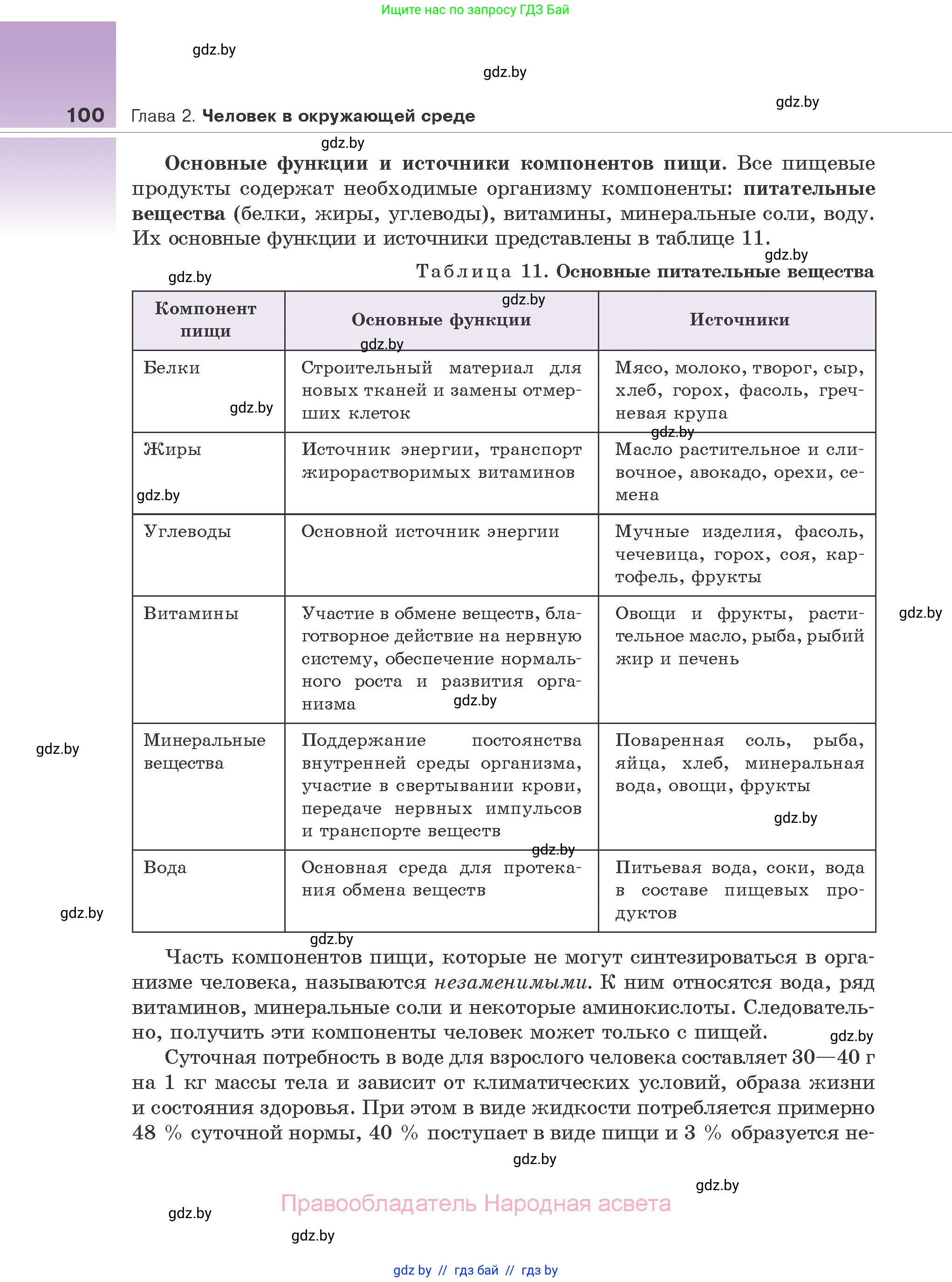 Биология, 10 класс Учебник, авторы: Маглыш Сабина Степановна, Кравченко Вячеслав Анатольевич, Довгун Татьяна Яновна, издательство Народная асвета, Минск, 2020, зелёного цвета, страница 100