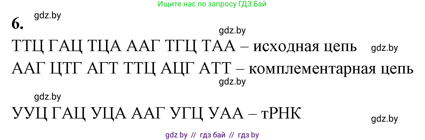 Биология, 11 класс Тетрадь для лабораторных и практических работ, авторы: Дашков Максим Леонидович, Головач Алексей Михайлович, издательство Аверсэв, Минск, 2021, оранжевого цвета, страница 21, номер 6, Решение