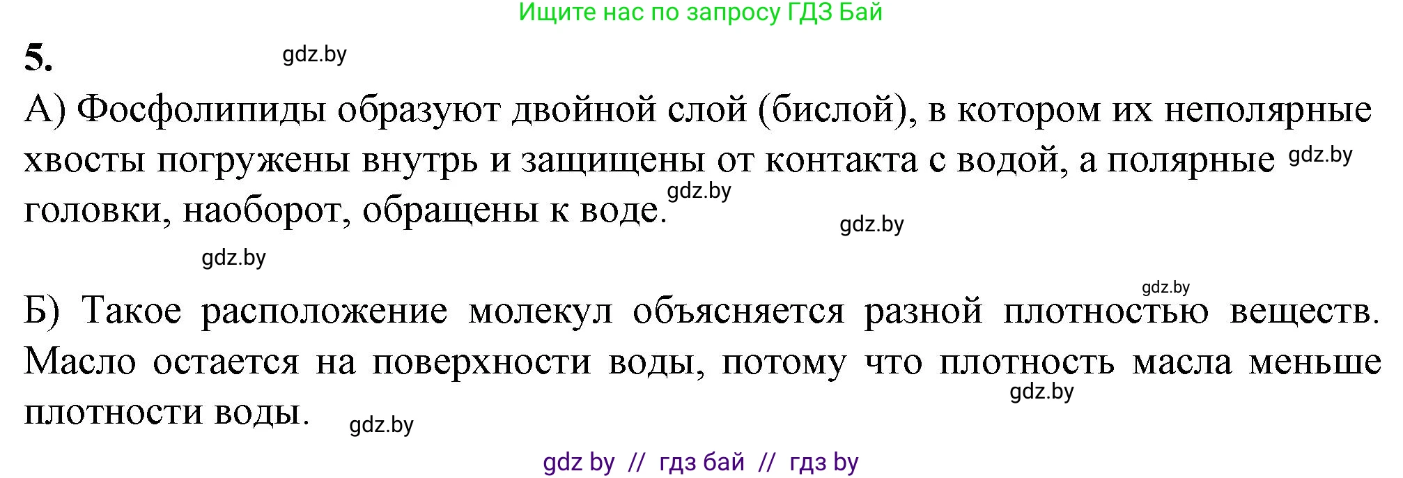 Биология, 11 класс рабочая тетрадь, авторы: Дашков Максим Леонидович, Головач Алексей Михайлович, издательство Аверсэв, Минск, 2021, жёлтого цвета, страница 15, номер 5, Решение