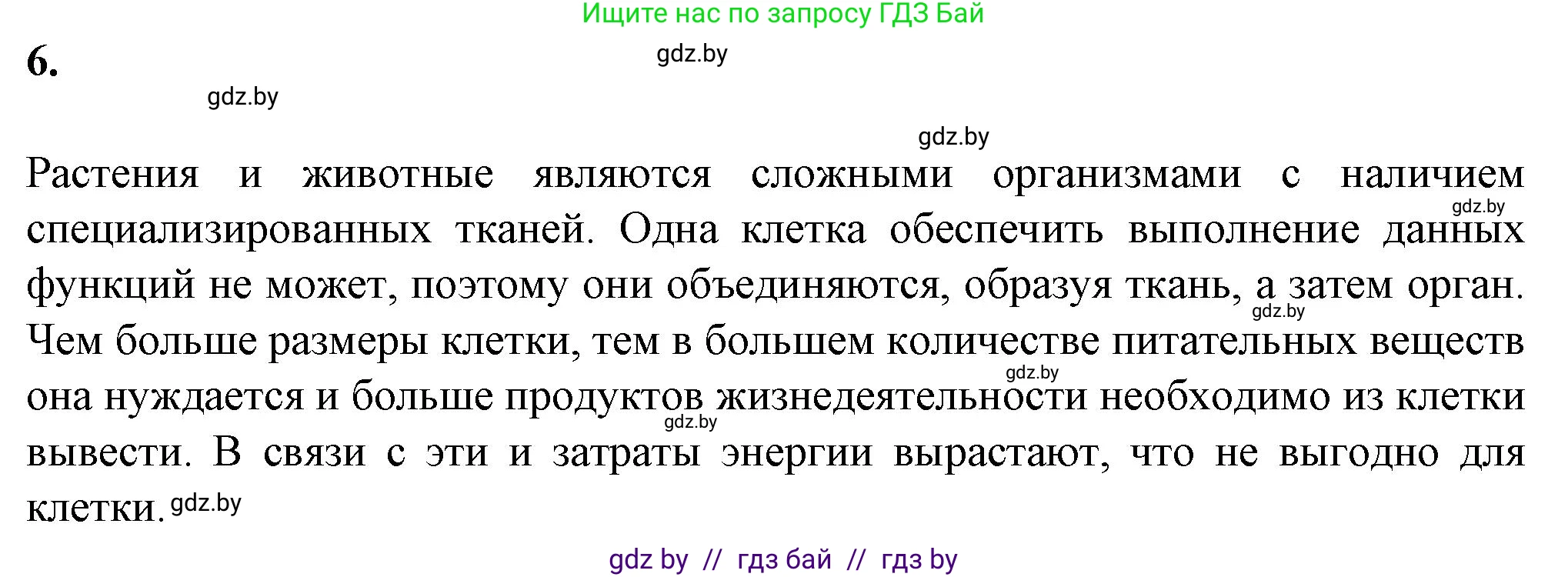 Биология, 11 класс рабочая тетрадь, авторы: Дашков Максим Леонидович, Головач Алексей Михайлович, издательство Аверсэв, Минск, 2021, жёлтого цвета, страница 25, номер 6, Решение