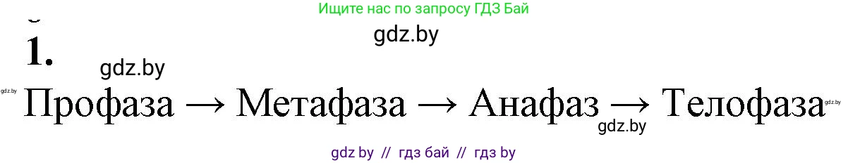 Биология, 11 класс рабочая тетрадь, авторы: Дашков Максим Леонидович, Головач Алексей Михайлович, издательство Аверсэв, Минск, 2021, жёлтого цвета, страница 39, номер 1, Решение