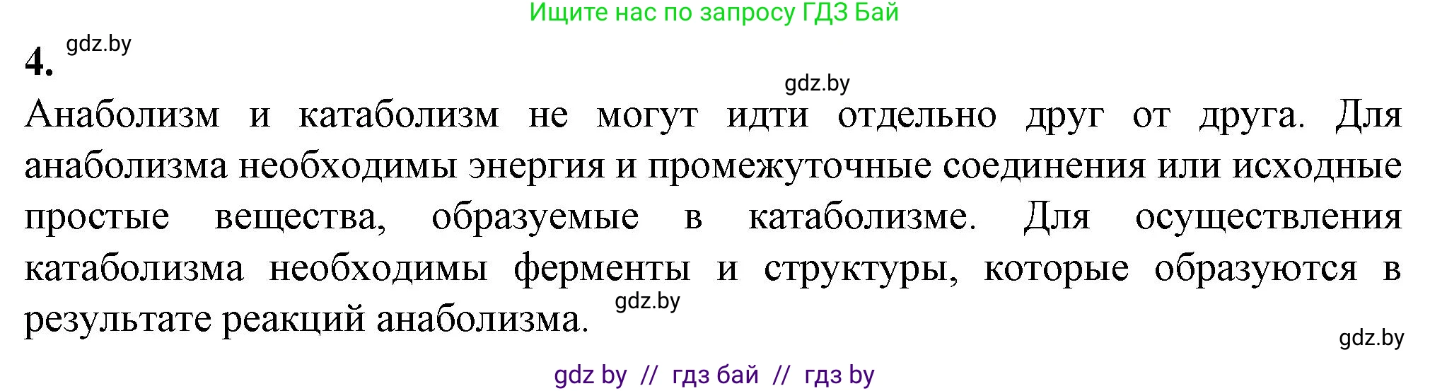 Биология, 11 класс рабочая тетрадь, авторы: Дашков Максим Леонидович, Головач Алексей Михайлович, издательство Аверсэв, Минск, 2021, жёлтого цвета, страница 48, номер 4, Решение