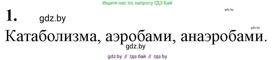 Биология, 11 класс рабочая тетрадь, авторы: Дашков Максим Леонидович, Головач Алексей Михайлович, издательство Аверсэв, Минск, 2021, жёлтого цвета, страница 49, номер 1, Решение
