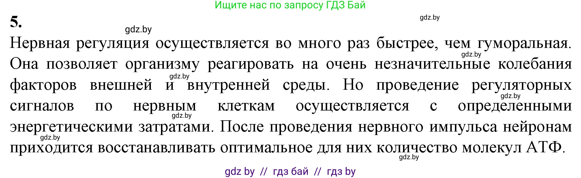 Биология, 11 класс рабочая тетрадь, авторы: Дашков Максим Леонидович, Головач Алексей Михайлович, издательство Аверсэв, Минск, 2021, жёлтого цвета, страница 65, номер 5, Решение
