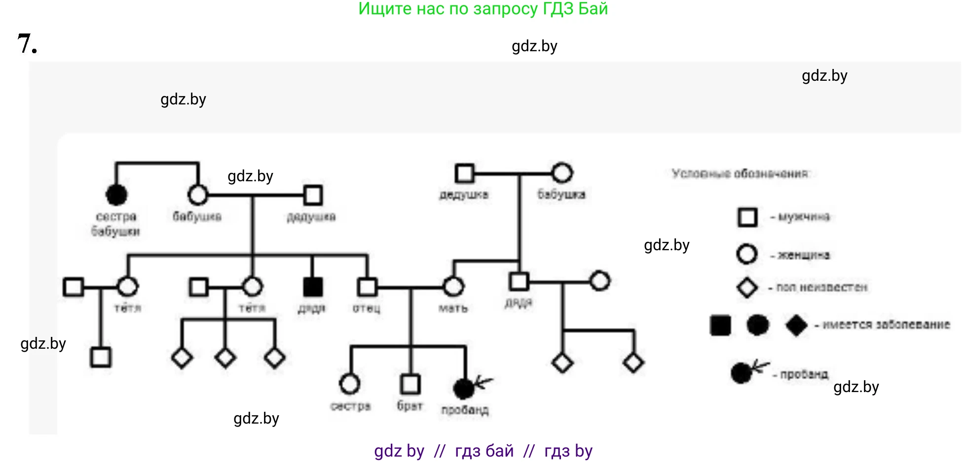 Биология, 11 класс рабочая тетрадь, авторы: Дашков Максим Леонидович, Головач Алексей Михайлович, издательство Аверсэв, Минск, 2021, жёлтого цвета, страница 92, номер 7, Решение