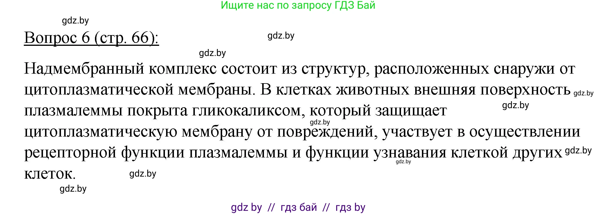 Биология, 11 класс Учебник, авторы: Дашков Максим Леонидович, Песнякевич Александр Георгиевич, Головач Алексей Михайлович, издательство Народная асвета, Минск, 2021, голубого цвета, страница 66, номер 6, Решение