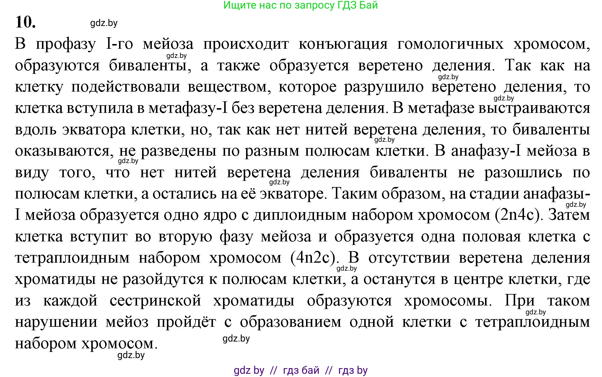 Биология, 11 класс Тетрадь для лабораторных и практических работ, автор: Хруцкая Тамара Викторовна, издательство Аверсэв, Минск, 2021, жёлтого цвета, страница 38, номер 10, Решение