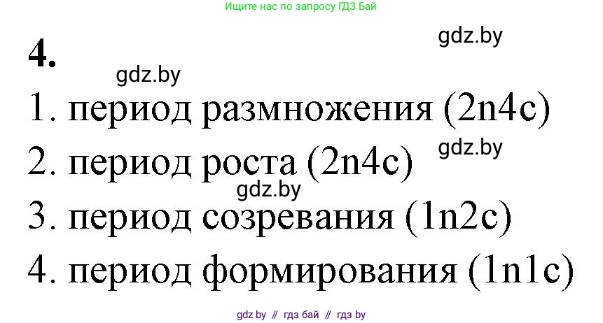 Биология, 11 класс рабочая тетрадь, автор: Хруцкая Тамара Викторовна, издательство Аверсэв, Минск, 2021, зелёного цвета, страница 38, номер 4, Решение