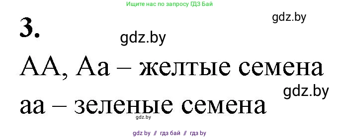 Биология, 11 класс рабочая тетрадь, автор: Хруцкая Тамара Викторовна, издательство Аверсэв, Минск, 2021, зелёного цвета, страница 58, номер 3, Решение