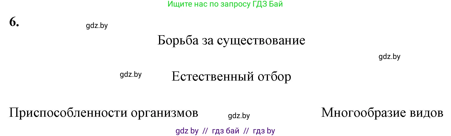 Биология, 11 класс рабочая тетрадь, автор: Хруцкая Тамара Викторовна, издательство Аверсэв, Минск, 2021, зелёного цвета, страница 82, номер 6, Решение