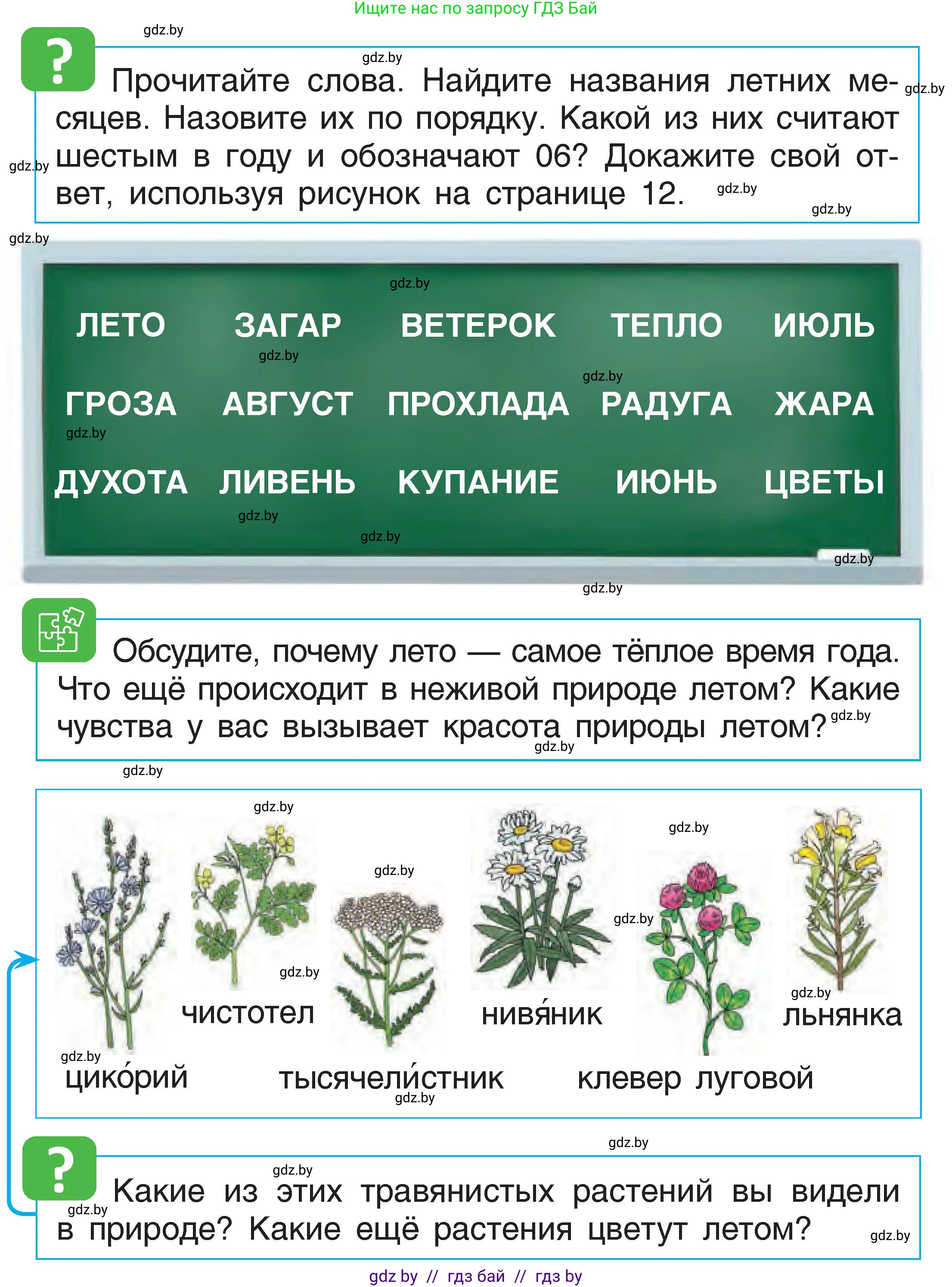 Человек и мир, 1 класс Учебник, авторы: Трафимова Галина Владимировна, Трафимов Сергей Анатольевич, издательство Национальный институт образования, Минск, 2023, салатового цвета, страница 72, Условие