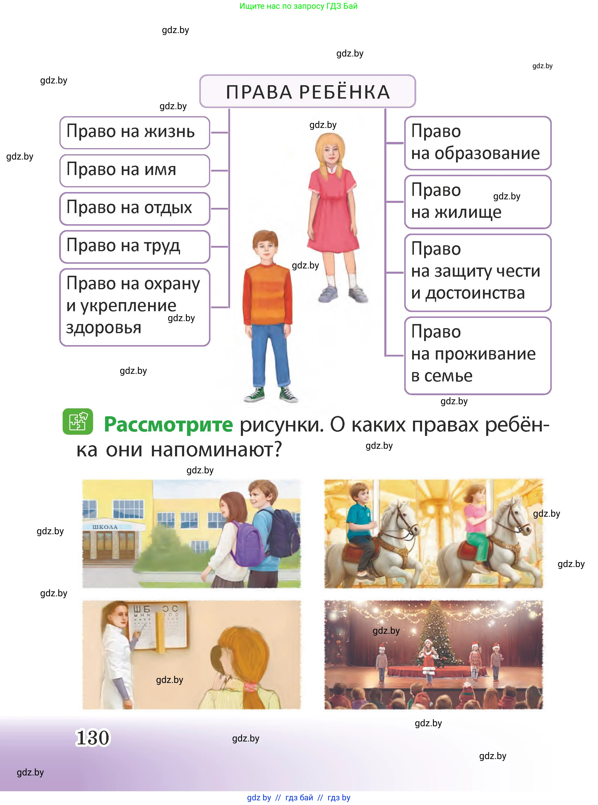 Человек и мир, 2 класс Учебник, авторы: Трафимова Галина Владимировна, Трафимов Сергей Анатольевич, издательство Академия образования, Минск, 2024, страница 130