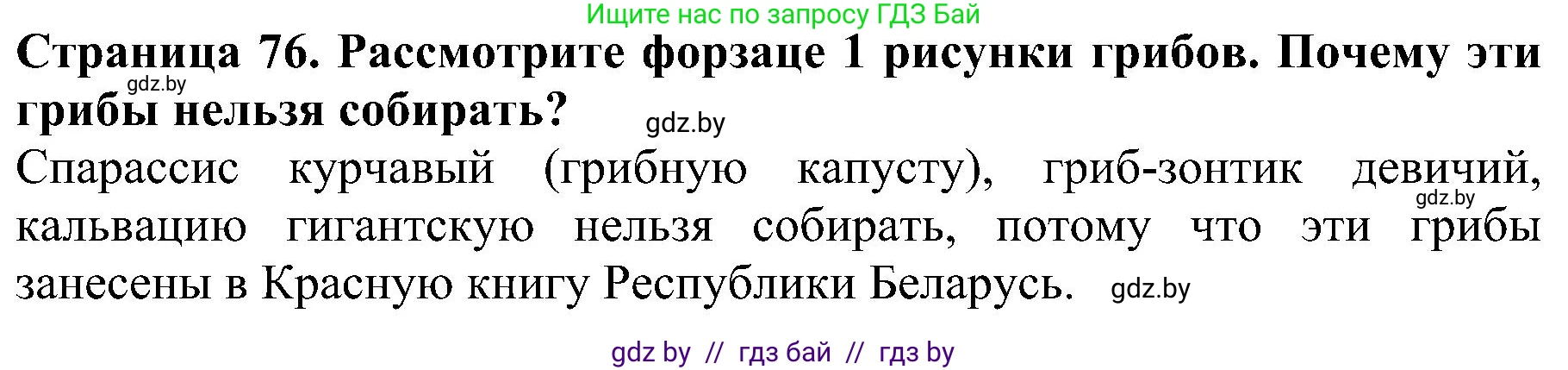 Человек и мир, 2 класс Учебник, авторы: Трафимова Галина Владимировна, Трафимов Сергей Анатольевич, издательство Академия образования, Минск, 2024, страница 76, номер 5, Решение