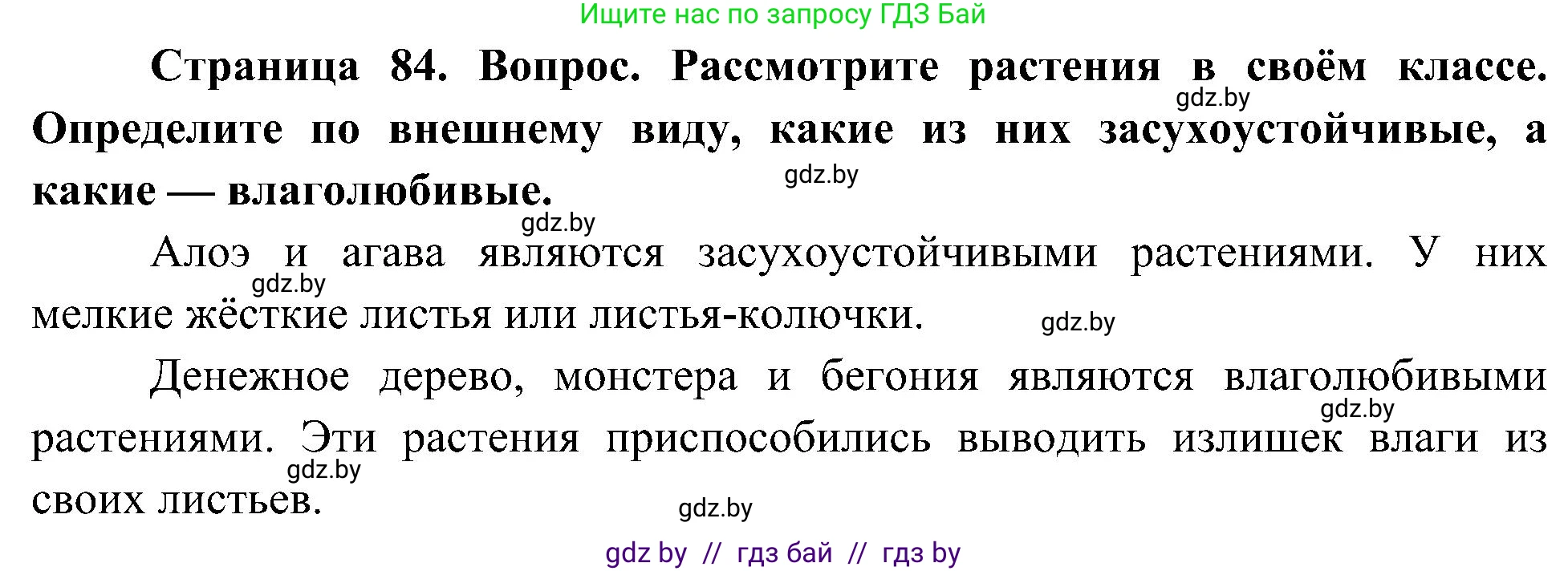 Человек и мир, 3 класс Учебник, авторы: Трафимова Галина Владимировна, Трафимов Сергей Анатольевич, издательство Академия образования, Минск, 2025, голубого цвета, страница 84, Решение