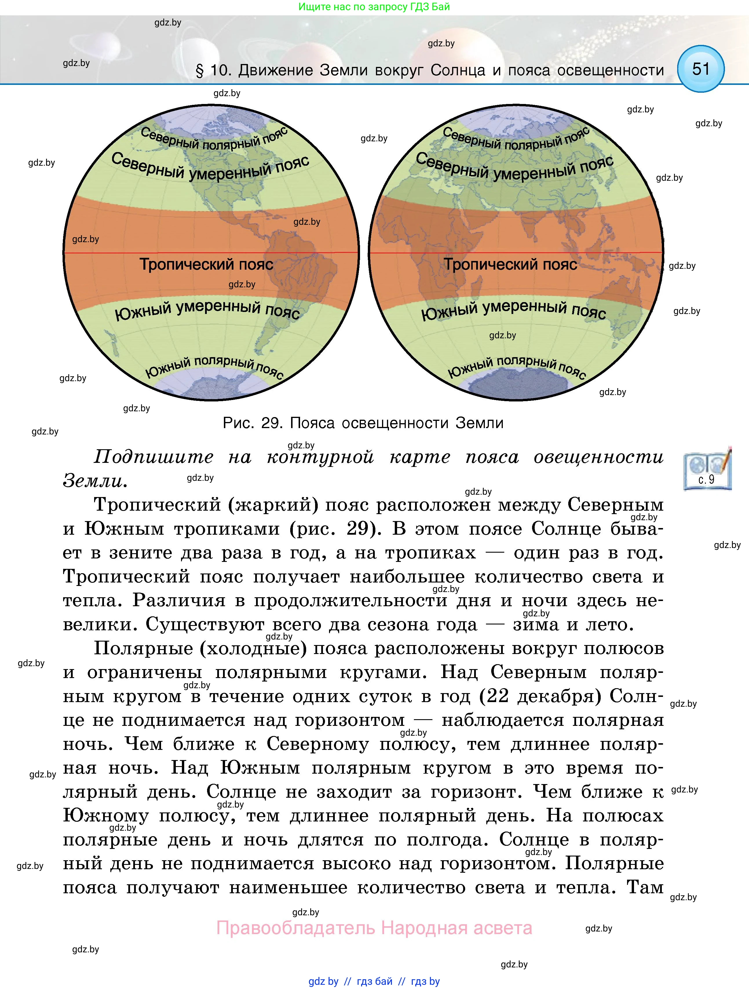 Человек и мир, 5 класс Учебник, авторы: Лопух Пётр Степанович, Сарычева Ольга Владимировна, Шкель Людмила Валерьевна, издательство Народная асвета, Минск, 2022, белого цвета, страница 51