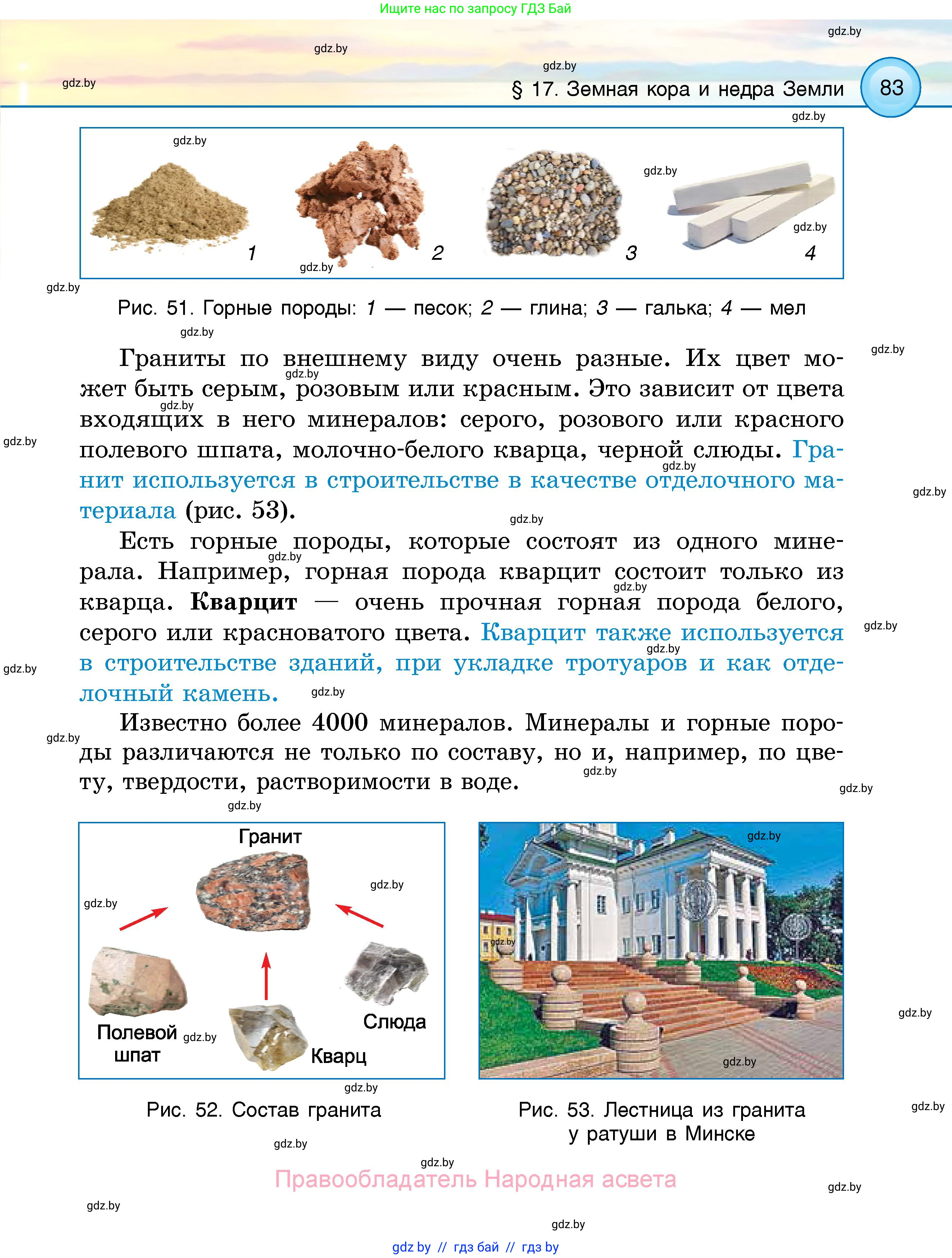 Человек и мир, 5 класс Учебник, авторы: Лопух Пётр Степанович, Сарычева Ольга Владимировна, Шкель Людмила Валерьевна, издательство Народная асвета, Минск, 2022, белого цвета, страница 83
